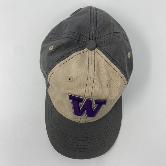 Zephyr Adjustable Washington W Hat Unisex Cap 100% Cotton Khaki/Gray - Picture 3 of 8